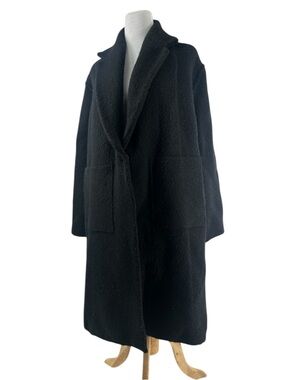 Vince longline cardigan wool alpaca blend cozy soft coatigan quiet luxury sz sm